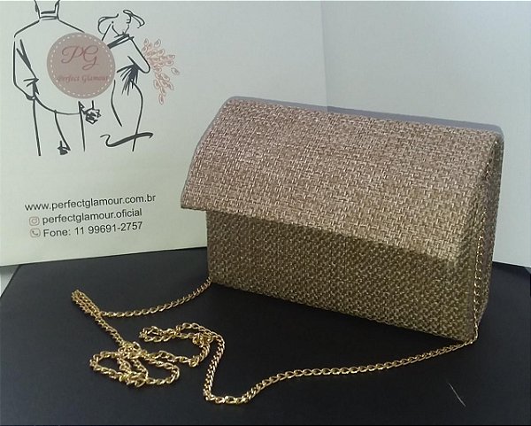 Clutch Glamour Textura - Graça