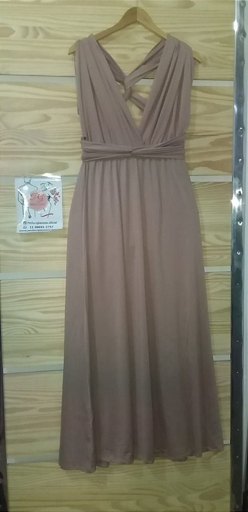 Vestido Multiformas Rosê