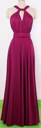 Vestido Multiformas Marsala