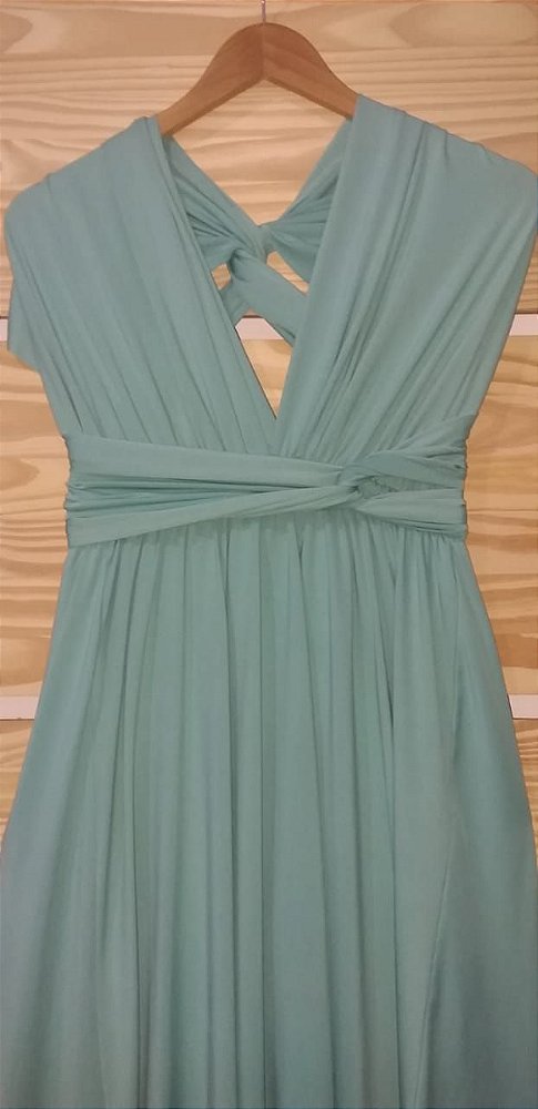 Vestido Multiformas verde