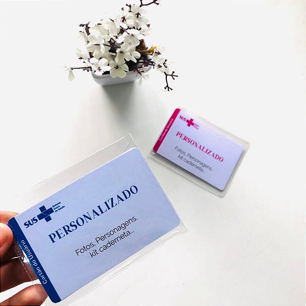 CARTÃO SUS - PERSONALIZADO