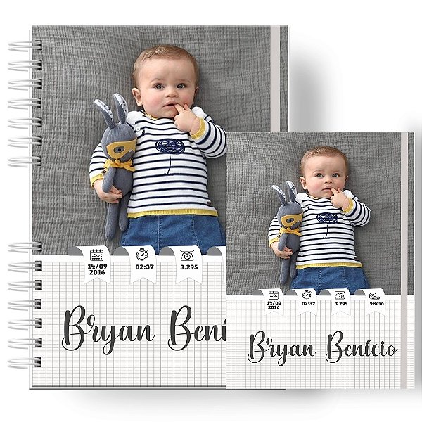 Caderneta + Porta Doc: Menino