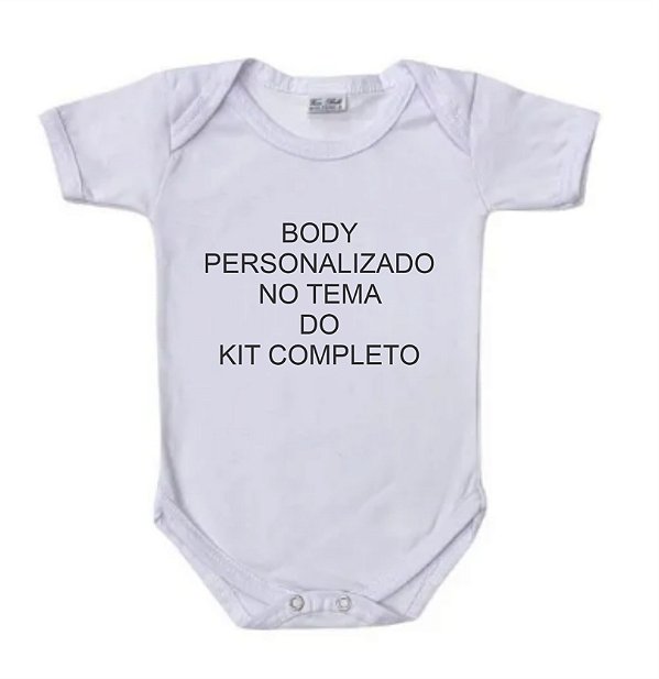 Body Personalizado Igual a estampa do Kit