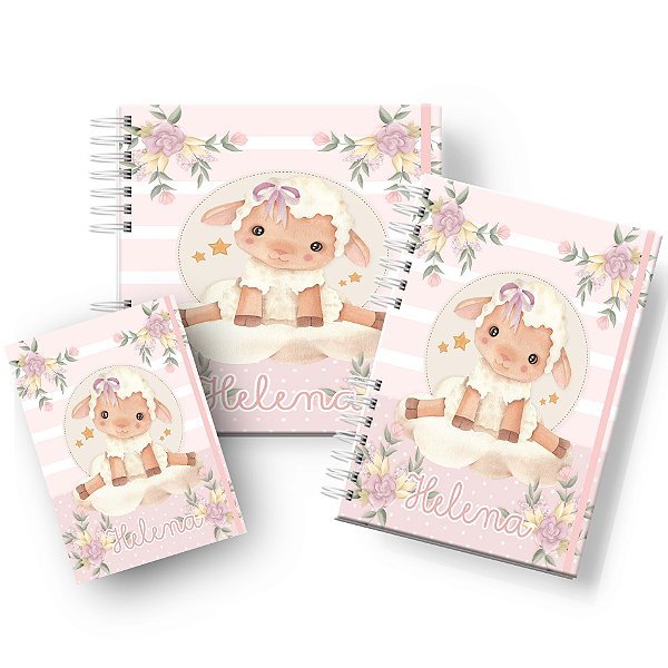 Kit Maternidade para Bebê: Menina Ovelinha Rosa - Vacinas