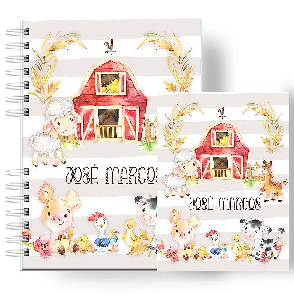 Caderneta + Porta Doc: Menino