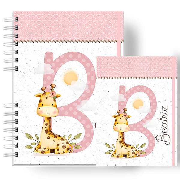 Caderneta + Porta Doc: Menina