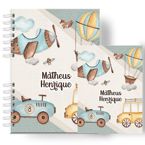 Caderneta + Porta Doc: Menino