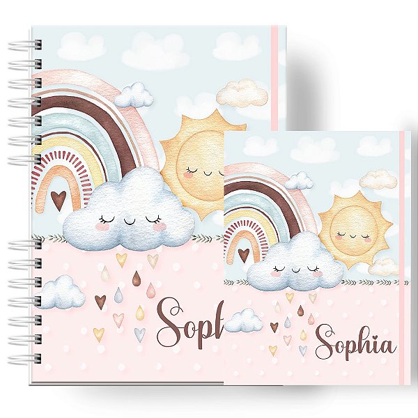 Caderneta + Porta Doc: Menina