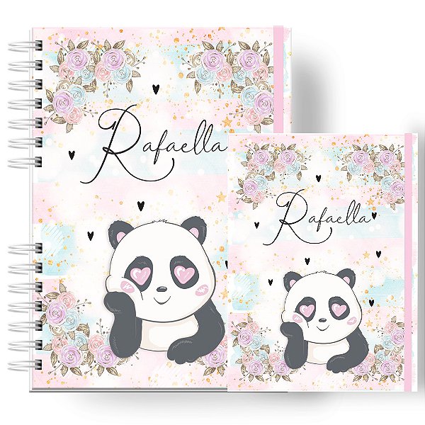 Caderneta + Porta Doc: Menina