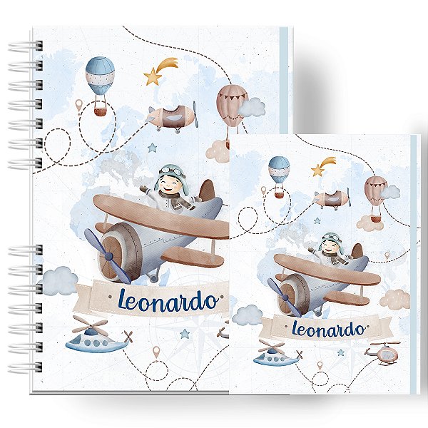 Caderneta + Porta Doc: Menino