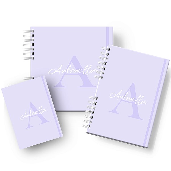 Kit Completo: Menina  Incial Lilás