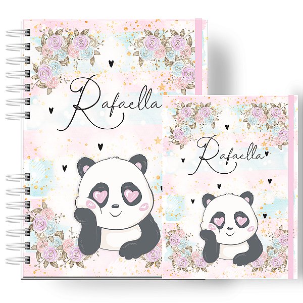 Caderneta + Porta Doc: Menina