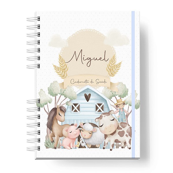 Caderneta de Vacinas : Menino Fazendinha