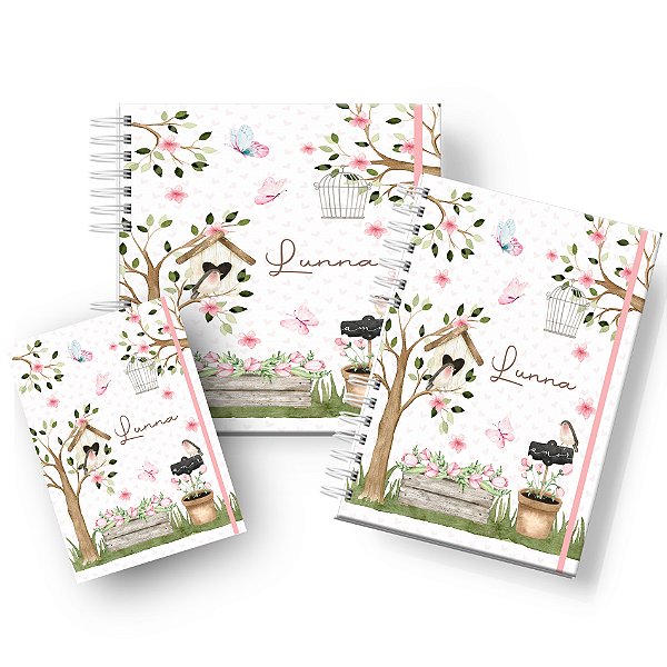 Kit Completo: Menina Jardim
