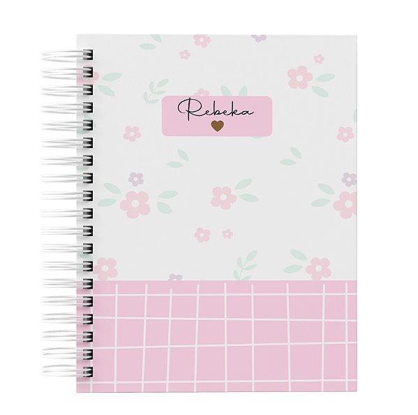 Agenda: Floral Rosa Delicada