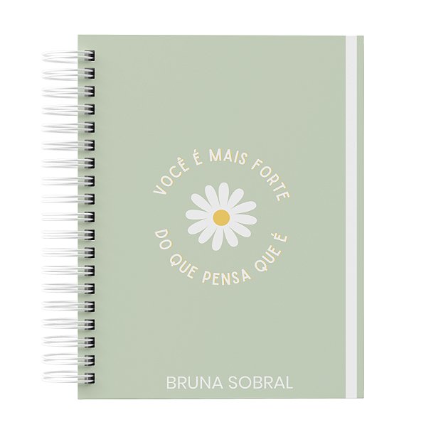 Agenda: Floral Verde Você é mais forte do que pensa