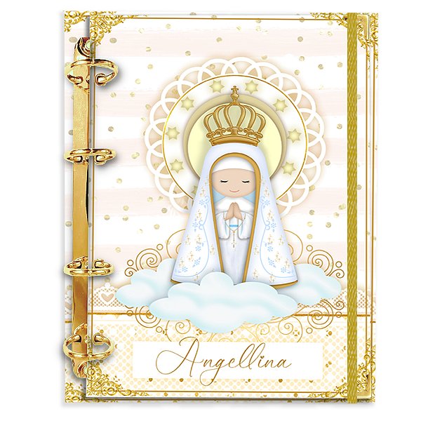 Fichário com 180 folhas: Nossa Senhora Aparecida