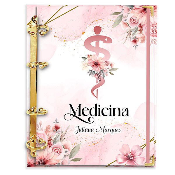 Fichário com 180 folhas: Profissão Medicina