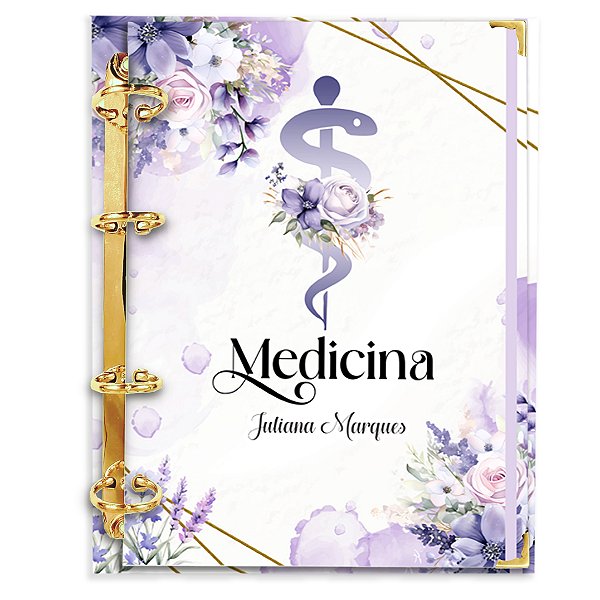 Fichário com 180 folhas: Profissão Medicina