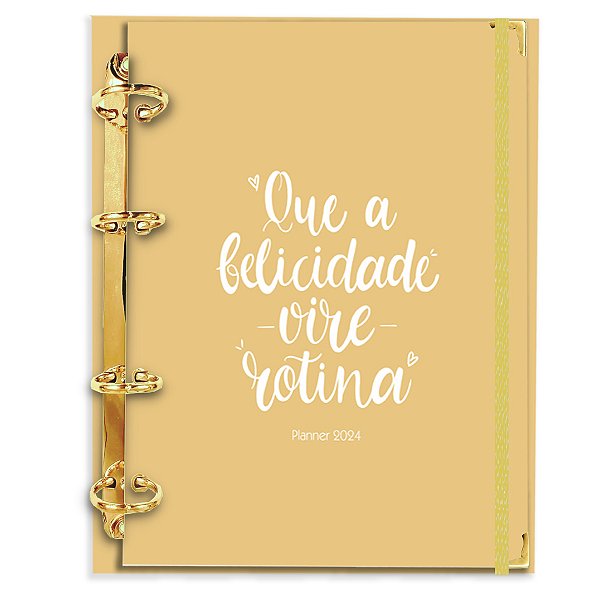 Fichário Personalizado: Que a felicidade vire rotina (CD01)