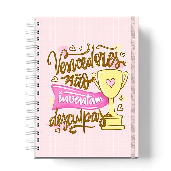 Caderno Capa Dura Personalizado C/Nome : Tamanhos Colegial, A5 e A4 Universitário (CAD-05)