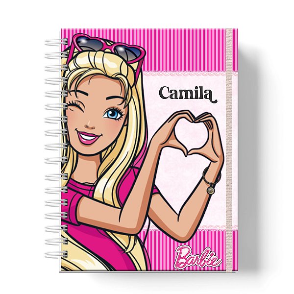 Caderno Capa Dura Personalizado C/Nome : Tamanhos Colegial, A5 e A4 Universitário (CAD-B02)