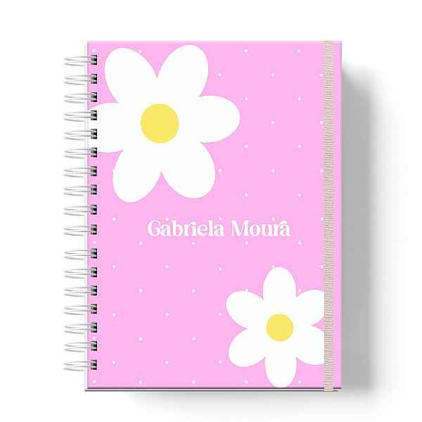 Caderno Capa Dura Personalizado C/Nome : (CAD-FL02)