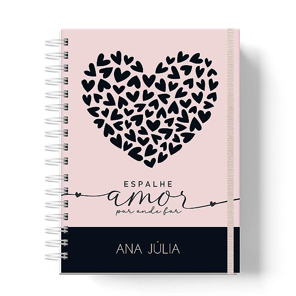 Caderno Capa Dura Personalizado C/Nome : (CAD-CR01)