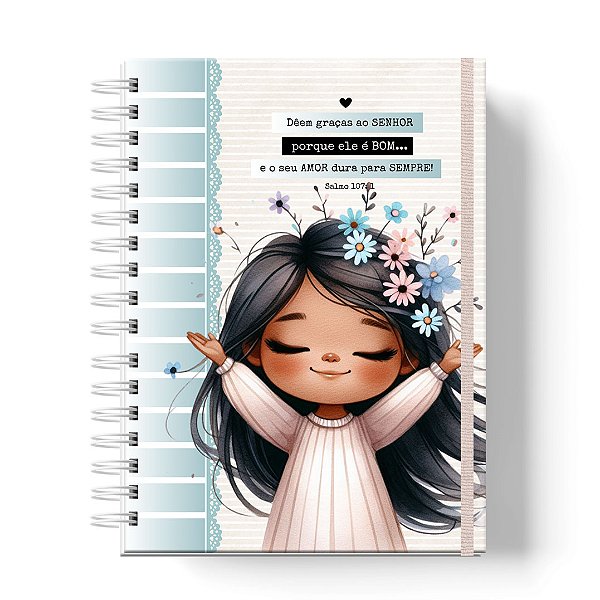 Caderno Capa Dura Personalizado C/Nome : CRISTÃ (CAD-CR01)