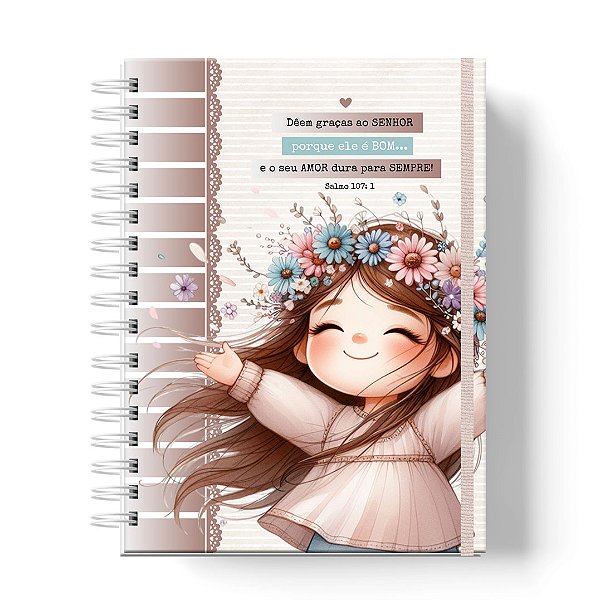 Caderno Capa Dura Personalizado C/Nome : CRISTÃ (CAD-CR03)