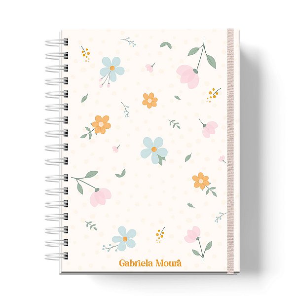 Caderno Capa Dura Personalizado C/Nome : (CAD-FL03)