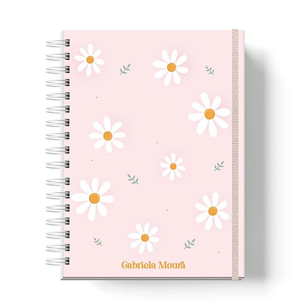 Caderno Capa Dura Personalizado C/Nome : (CAD-FL04)