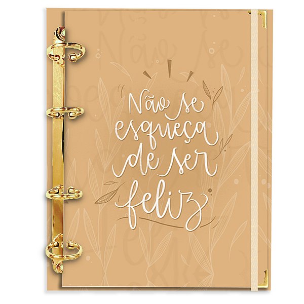 Fichário Agenda: Não esquecer de ser Feliz