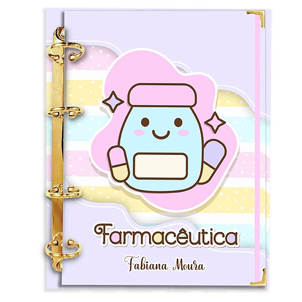 Fichário Agenda:  Profissão Farmácia  Farmacêutica