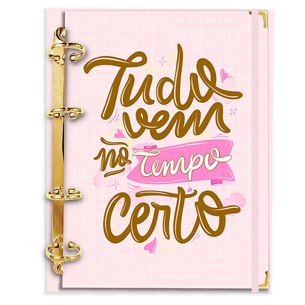 Fichário Agenda: Tudo vem no Tempo Certo