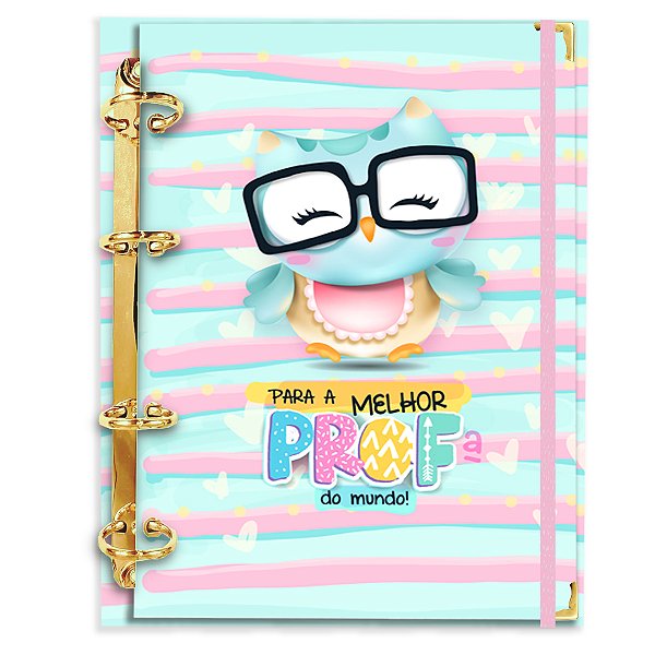 Fichário Agenda: Profissão Professora Corujinha Candy