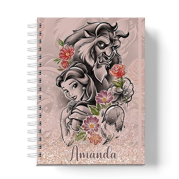 Caderno Capa Dura Personalizado C/Nome : Tamanhos Colegial, A5 e A4 Universitário (CAD-BF04)