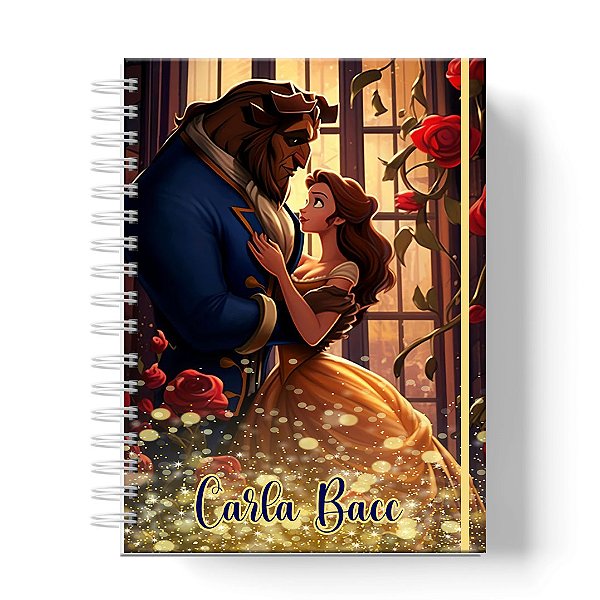 Caderno Capa Dura Personalizado C/Nome : Tamanhos Colegial, A5 e A4 Universitário (CAD-BF05)