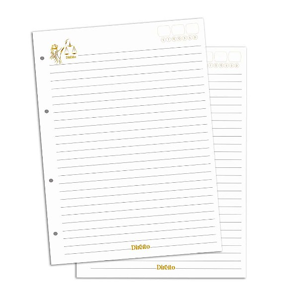 Refil de Fichário com 180 Folhas (RF04)