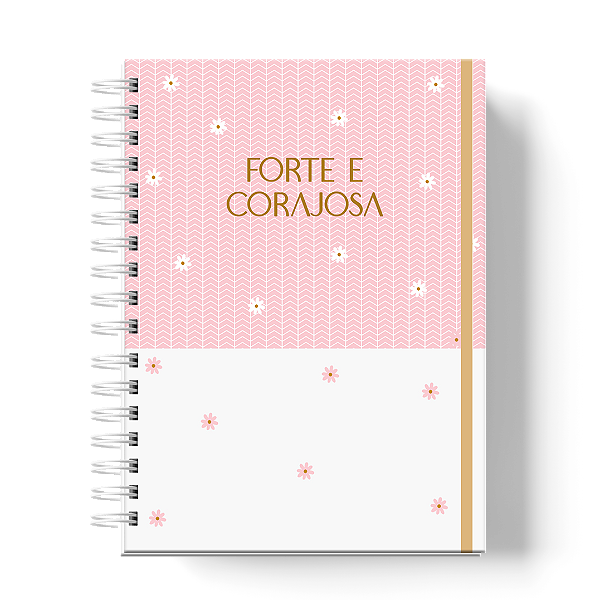 Planner de Estudos: Forte e Corajosa