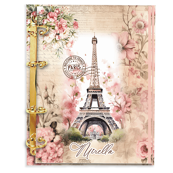 Fichário Personalizado: Paris (P01)