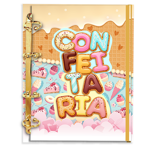Fichário Personalizado: CONFEITARIA (CF3)