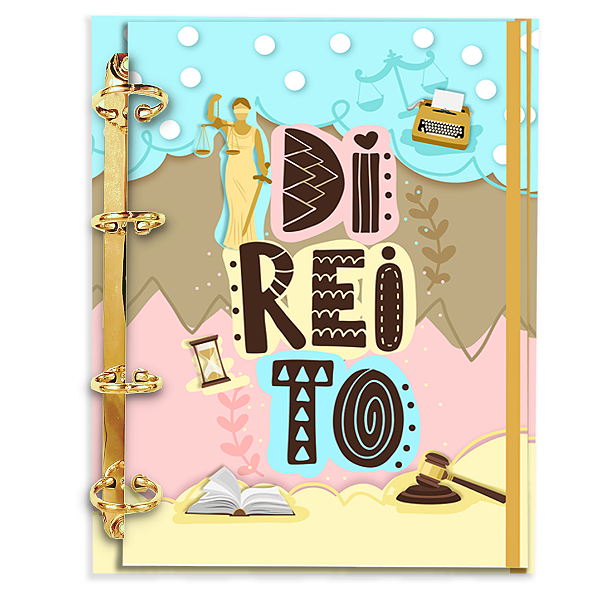 Fichário Personalizado: DIREITO (DR13)