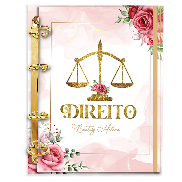Fichário Personalizado: DIREITO (DR18)