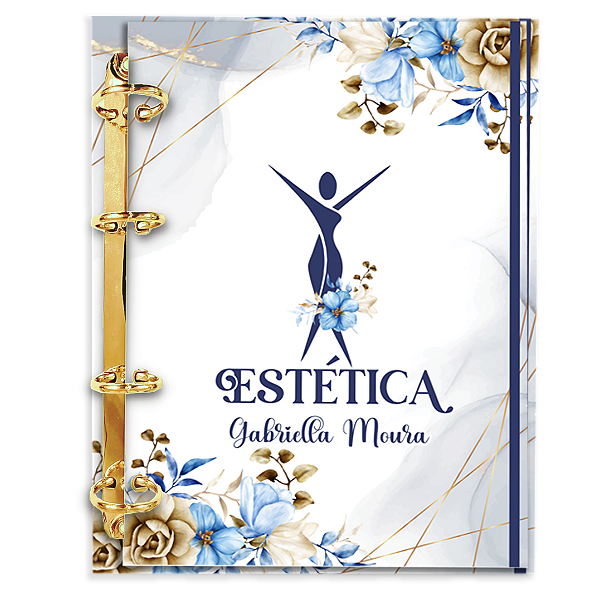 Fichário Personalizado Estética: Estudante e Profissional E01