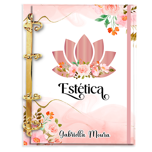 Fichário Personalizado Estética: Estudante e Profissional E02