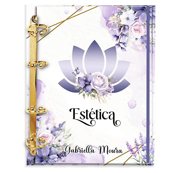 Fichário Personalizado Estética: Estudante e Profissional E03