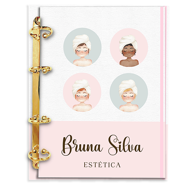 Fichário Personalizado Estética: Estudante e Profissional E6