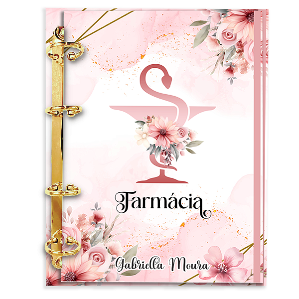 Fichário de Farmácia Personalizado 180 Folhas: Fm11