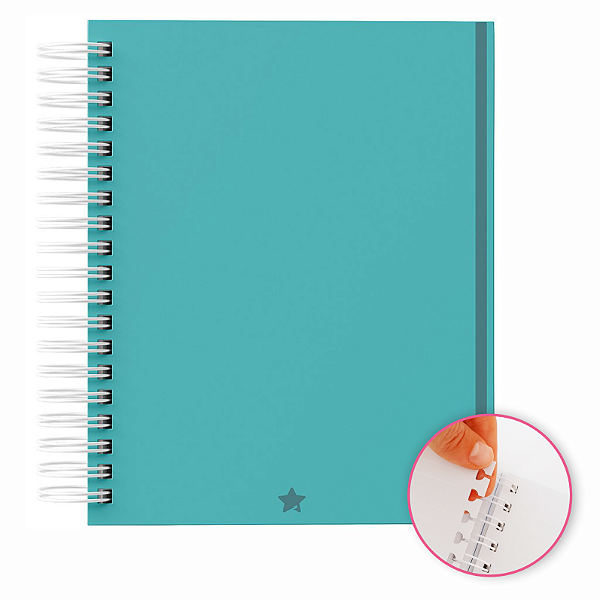 Caderno Reposicionável: 80 Folhas  | Capa Dura | 90g  Personalizado  RP5